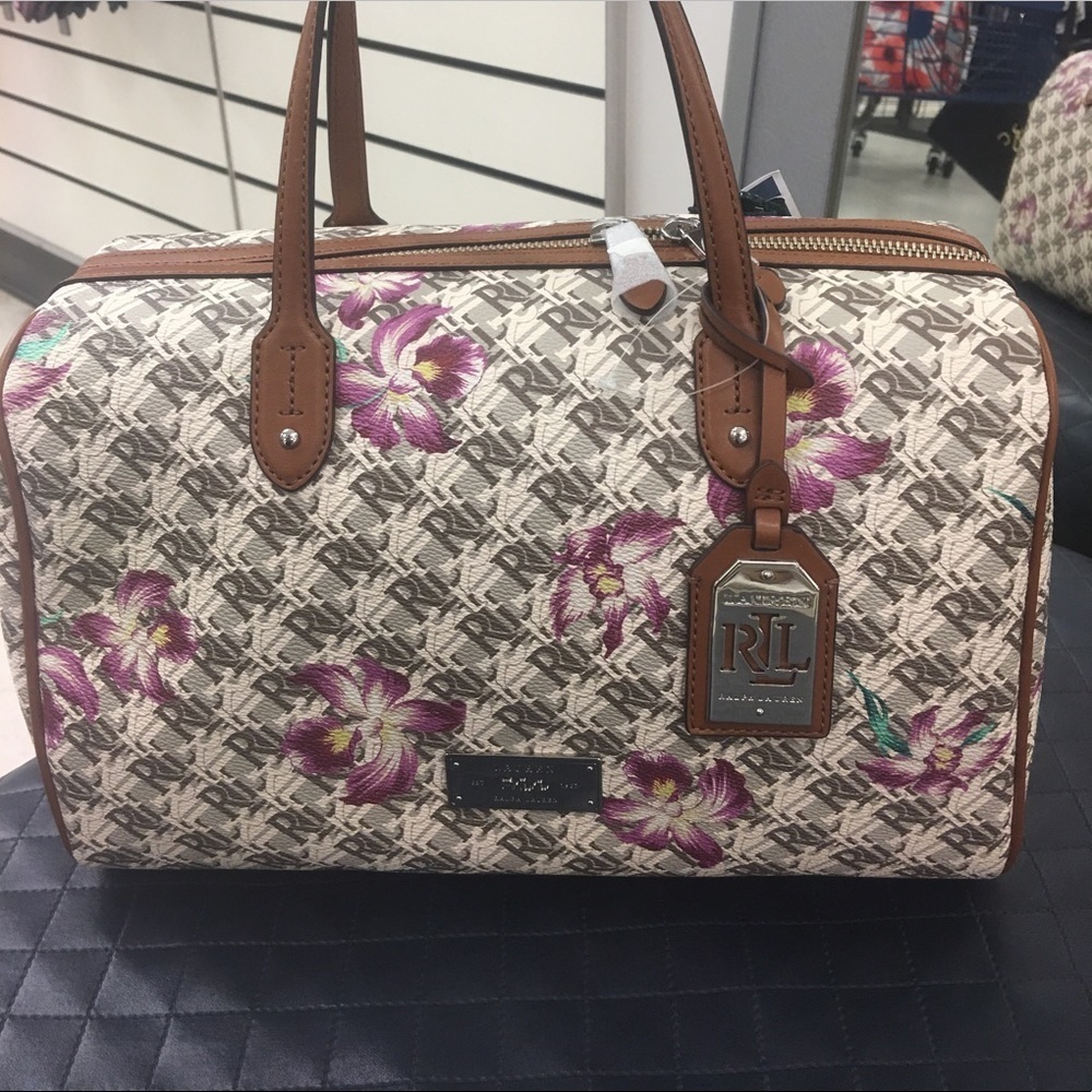 *SOLD*Ralph Lauren Belknap Barrel Satchel*SOLD*